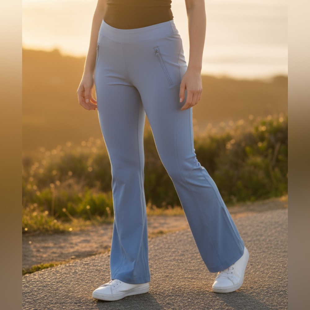 STELLA MCCARTNEY x ADIDAS Gray Luxury Flare Leggings Activewear‎ Athleisure Yoga